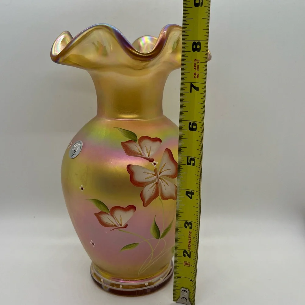 Vintage Fenton Iridescent Gold 